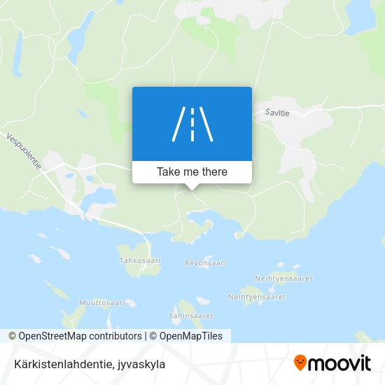Kärkistenlahdentie map