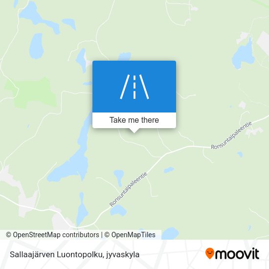 Sallaajärven Luontopolku map