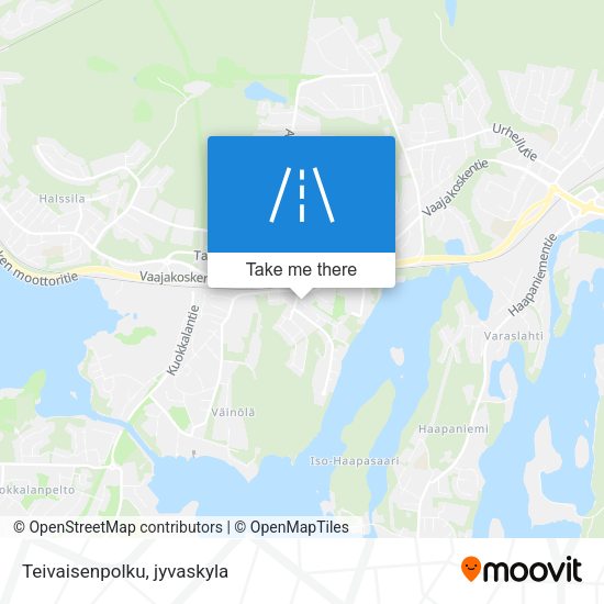 Teivaisenpolku map
