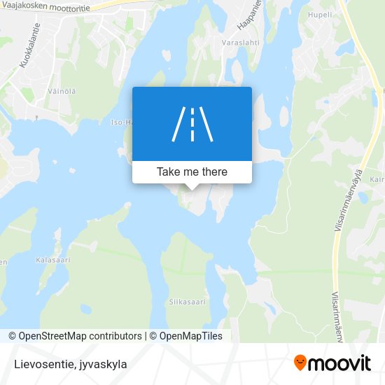 Lievosentie map