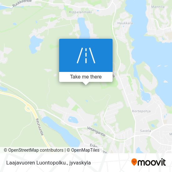 Laajavuoren Luontopolku. map