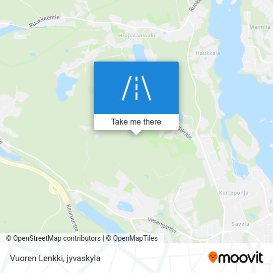 Vuoren Lenkki map
