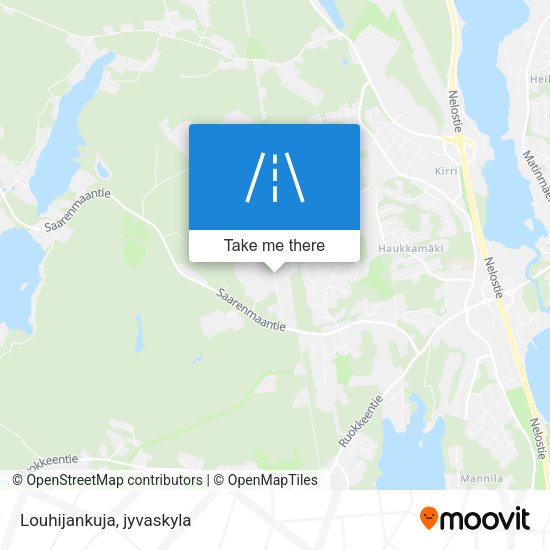 Louhijankuja map