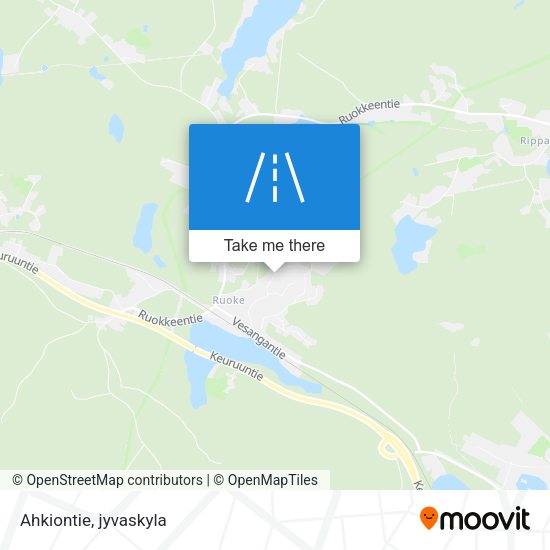 Ahkiontie map