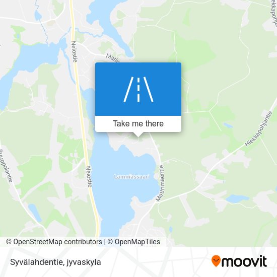Syvälahdentie map