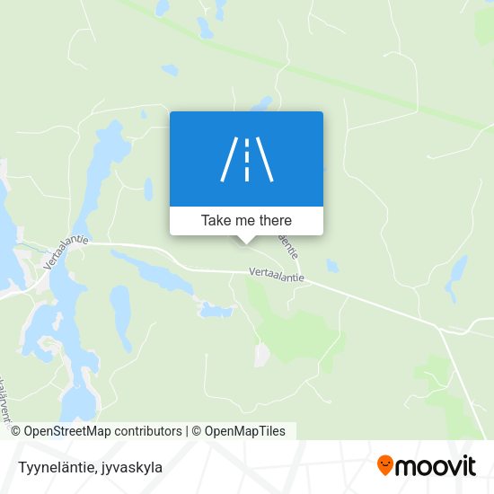 Tyyneläntie map
