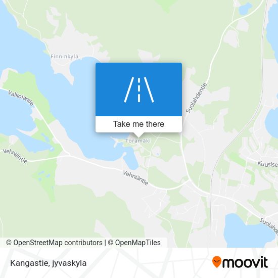 Kangastie map