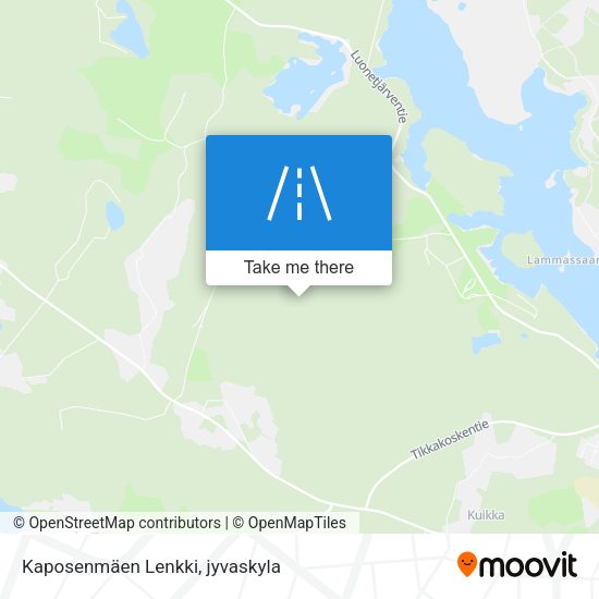 Kaposenmäen Lenkki map