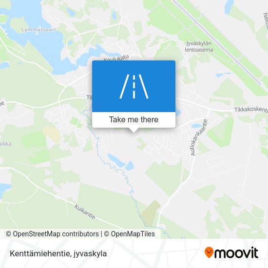 Kenttämiehentie map