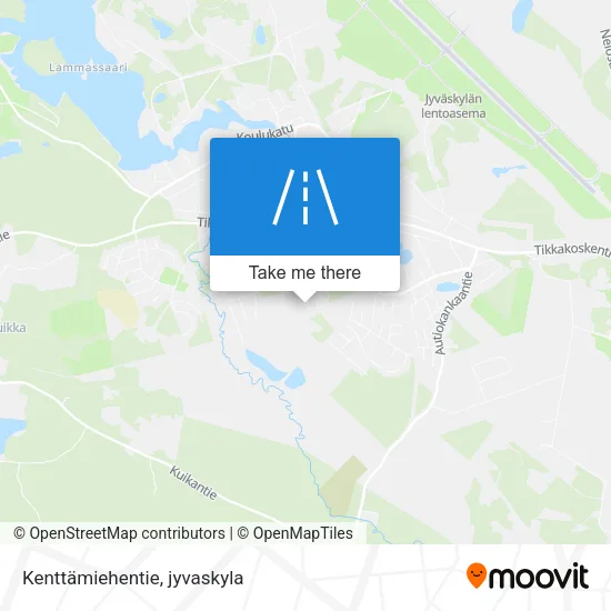Kenttämiehentie map