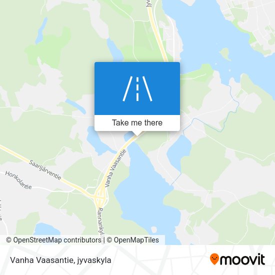 Vanha Vaasantie map
