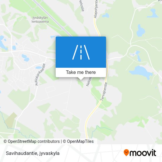 Savihaudantie map