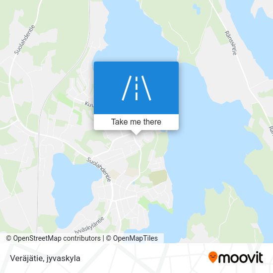 Veräjätie map