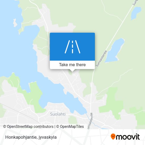 Honkapohjantie map