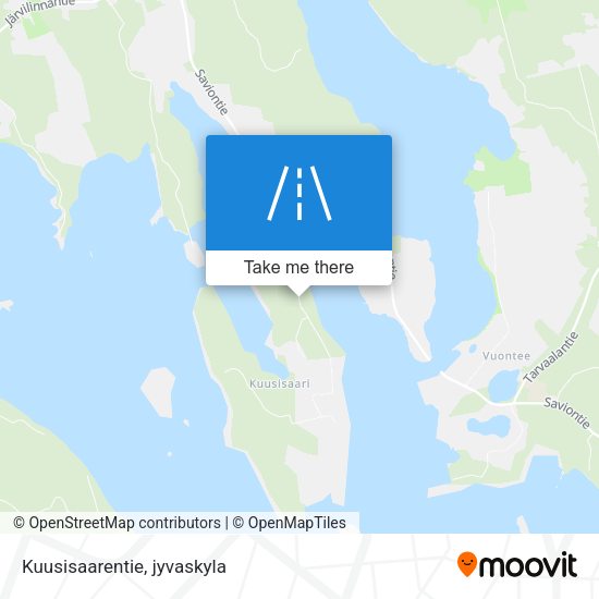 Kuusisaarentie map