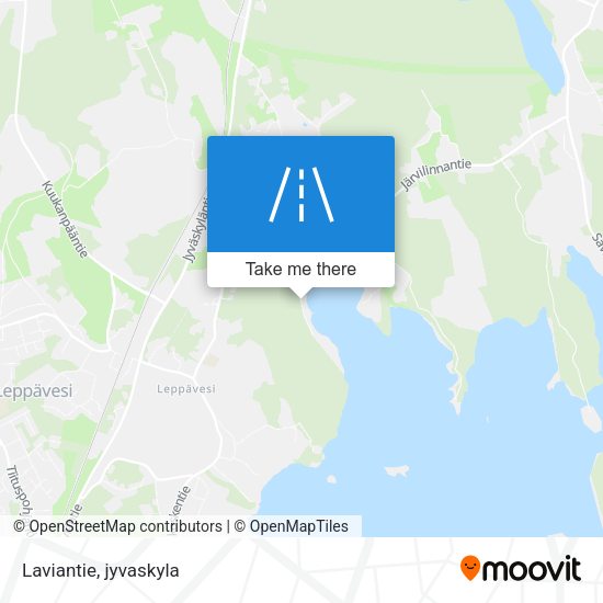 Laviantie map
