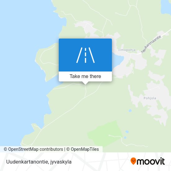 Uudenkartanontie map
