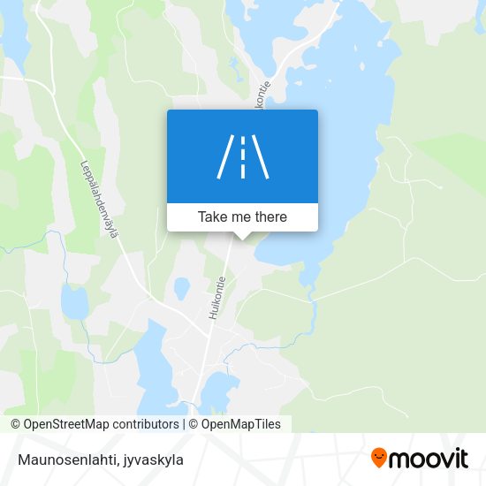 Maunosenlahti map