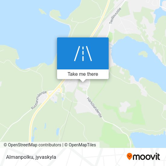 Almanpolku map