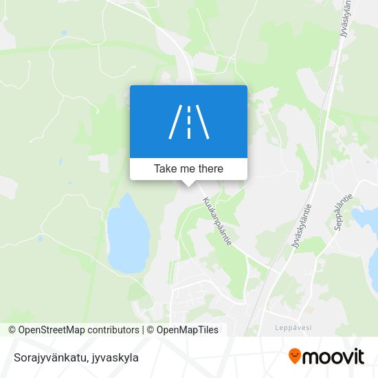 Sorajyvänkatu map
