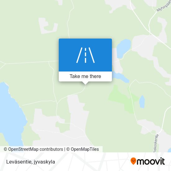 Leväsentie map