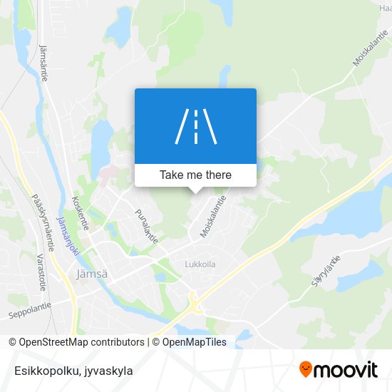 Esikkopolku map