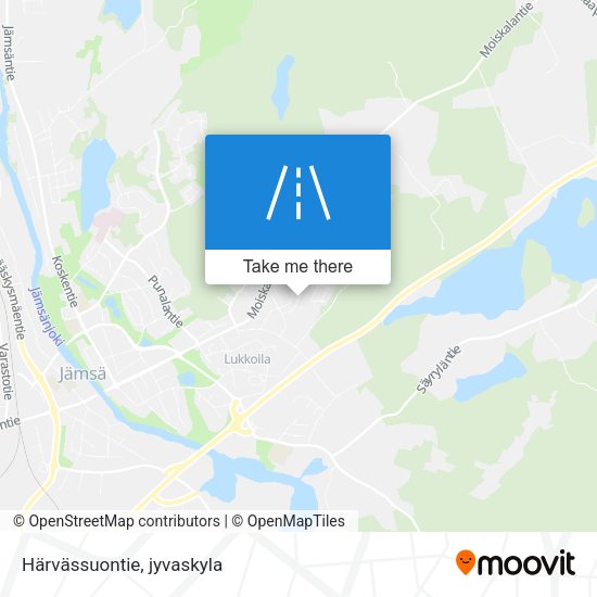 Härvässuontie map