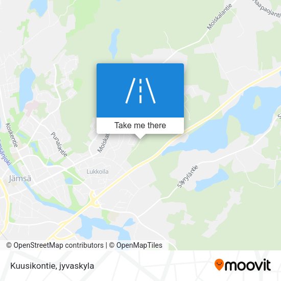 Kuusikontie map