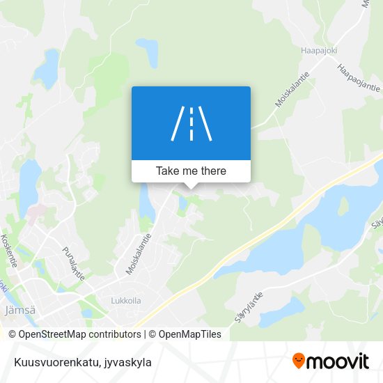 Kuusvuorenkatu map