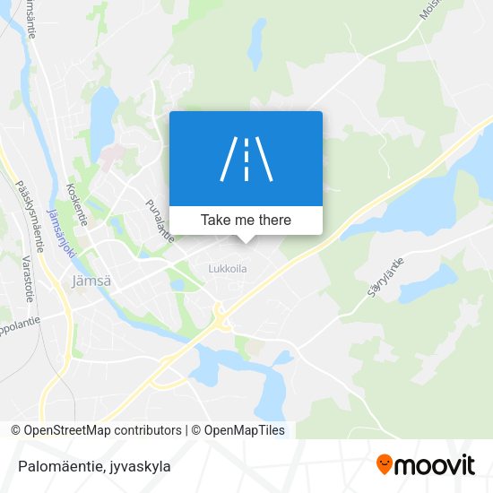Palomäentie map