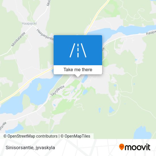 Sinisorsantie map