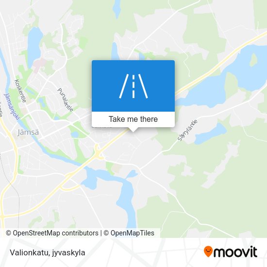 Valionkatu map
