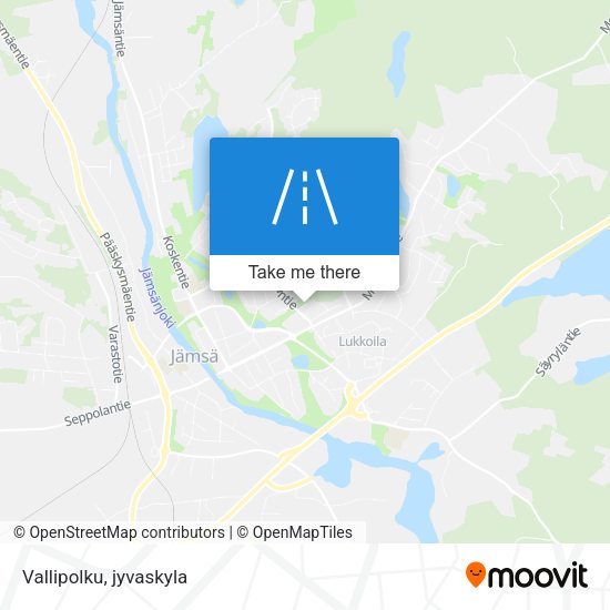 Vallipolku map