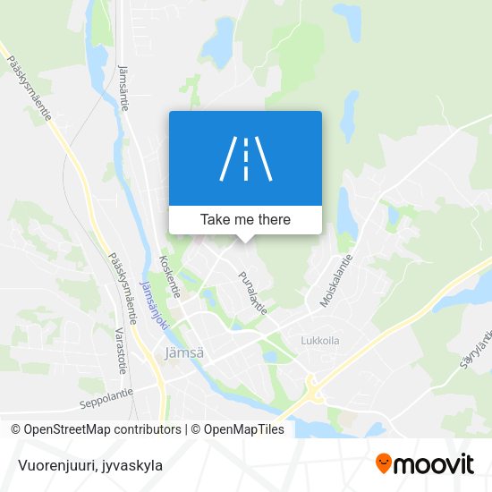 Vuorenjuuri map