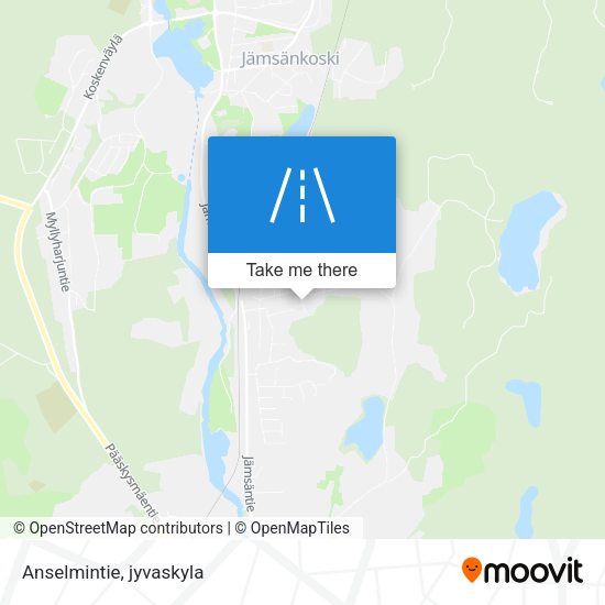 Anselmintie map