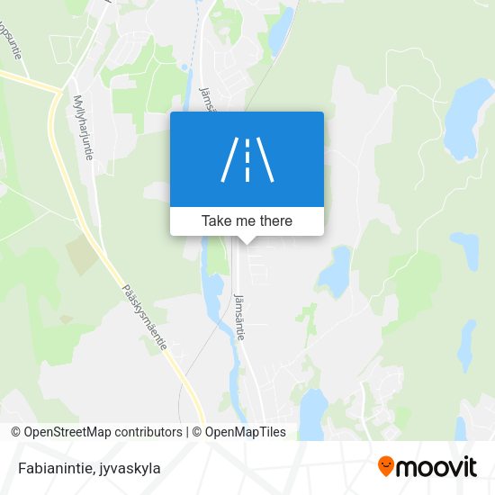 Fabianintie map