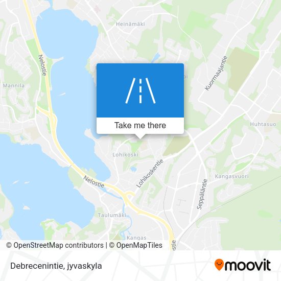 Debrecenintie map