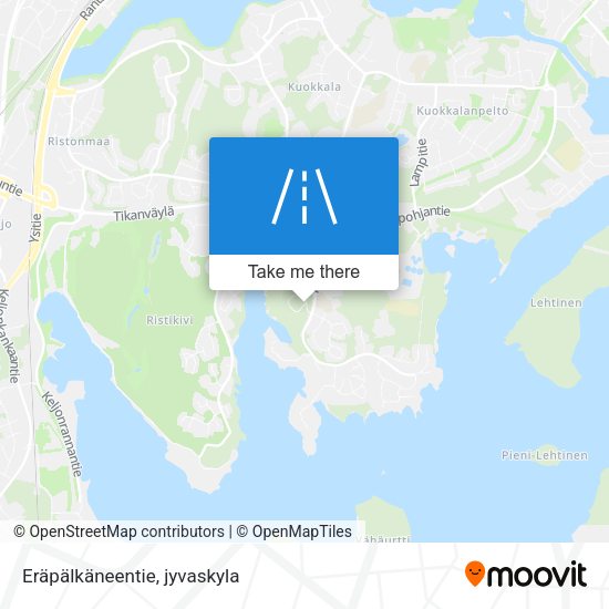 Eräpälkäneentie map