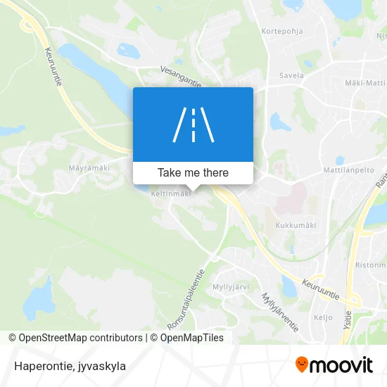 Haperontie map