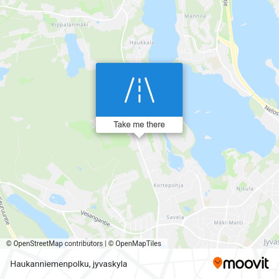 Haukanniemenpolku map