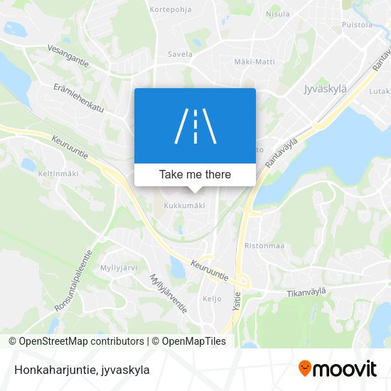 Honkaharjuntie map