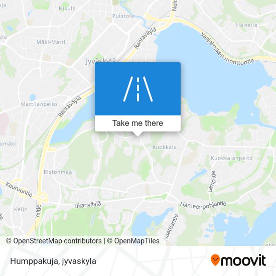 Humppakuja map