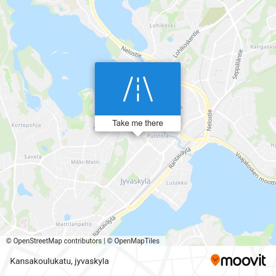 Kansakoulukatu map