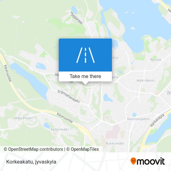Korkeakatu map