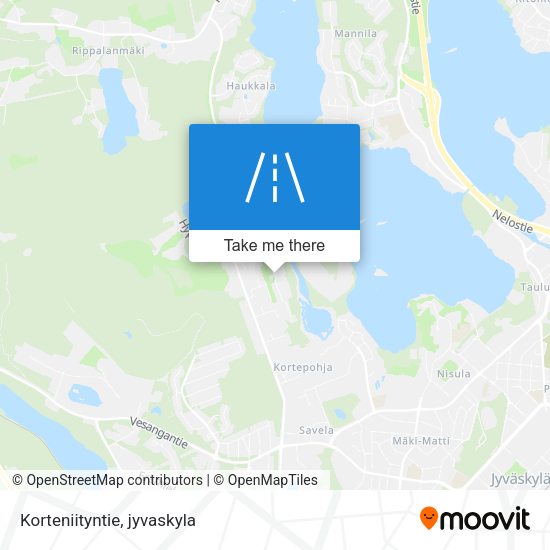 Korteniityntie map