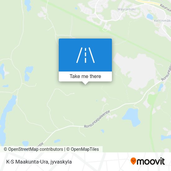 K-S Maakunta-Ura map