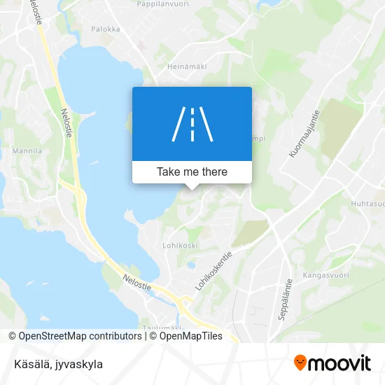 Käsälä map