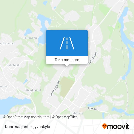 Kuormaajantie map