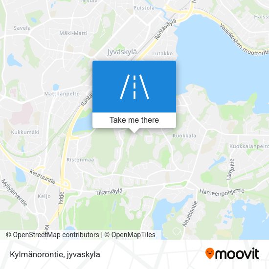 Kylmänorontie map