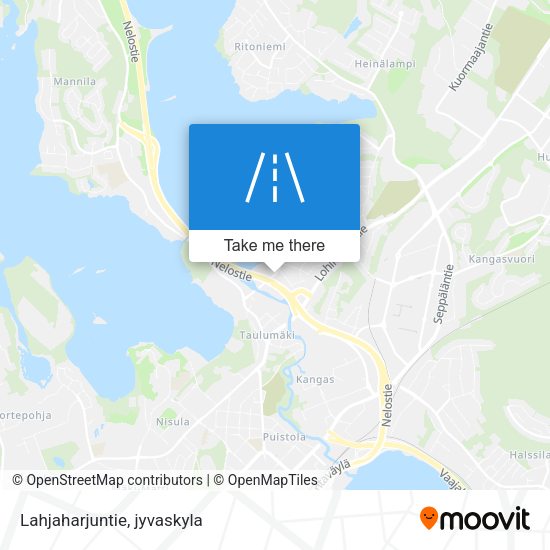 Lahjaharjuntie map